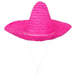 Mexické sombréro Puebla růžové